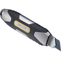 Couteau autoverrouillable, 18 mm, Acier au carbone, Robuste, Prise en Aluminium Helyx Safety & Industrial Supplies