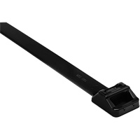 Collier de serrage gros calibre, Longueur 20", R&eacute;sistance &agrave; la traction 250 lb, Noir Helyx Safety & Industrial Supplies