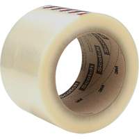 Scotch&reg; Box Sealing Tape 371, Rubber Adhesive, 1.2 mils, 72 mm (2-4/5") x 100 m (328') Helyx Safety & Industrial Supplies