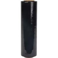 Stretch Wrap, 80 Gauge (20.3 micrometers), 18" x 1500', Opaque Black Helyx Safety & Industrial Supplies