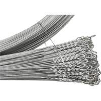 Baling Wire, Galvanized, 13-1/2' L, 13 ga. Helyx Safety & Industrial Supplies