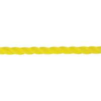 Corde jaune tress&eacute;e 1/4", Polypropyl&egrave;ne, 1300' Helyx Safety & Industrial Supplies