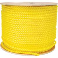 Corde jaune tress&eacute;e 3/8", Polypropyl&egrave;ne, 630' Helyx Safety & Industrial Supplies