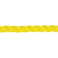 Corde jaune tress&eacute;e 3/8", Polypropyl&egrave;ne, 630' Helyx Safety & Industrial Supplies