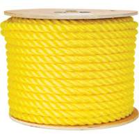 Corde jaune tress&eacute;e 5/8", Polypropyl&egrave;ne, 200' Helyx Safety & Industrial Supplies
