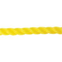 Corde jaune tress&eacute;e 5/8", Polypropyl&egrave;ne, 200' Helyx Safety & Industrial Supplies