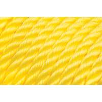 Corde jaune tress&eacute;e 5/8", Polypropyl&egrave;ne, 200' Helyx Safety & Industrial Supplies