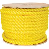 Corde jaune tress&eacute;e, Polypropyl&egrave;ne, 144' Helyx Safety & Industrial Supplies