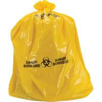 Sacs &agrave; d&eacute;chets, Biorisque, 38" lo x 30" la, 2 mils Helyx Safety & Industrial Supplies