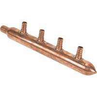 Four Branch Manifold, 3/4" Dia., Copper Helyx Safety & Industrial Supplies