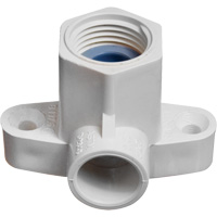 Raccord coude applique Flowguard Gold, Noeud x noeud, PVC-C, 1/2" Helyx Safety & Industrial Supplies