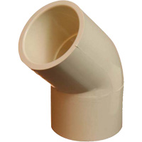 Raccord coude 45° Flowguard Gold, Standard, PVC-C, 1/2" Helyx Safety & Industrial Supplies