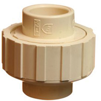 Raccord union, 1/2", PVC-C, Noeud x noeud Helyx Safety & Industrial Supplies