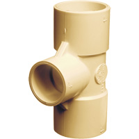 Raccord en T Flowguard Gold, R&eacute;ducteur, PVC-C, 3/4" x 3/4" x 1/2" Helyx Safety & Industrial Supplies