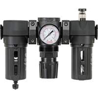 Filter, Regulator & Lubricator Modulair 300 with Manual Drain & Standard Bowl, 3/8" NPTF Helyx Safety & Industrial Supplies