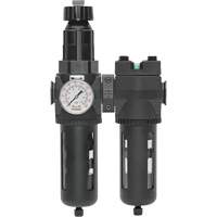 Filter/Regulator & Coalescing Filter Modulair 400 with Standard Bowl & Manual Drain, 3/4" NPTF, 150 PSI, 9.13 fl. oz. Capacity Helyx Safety & Industrial Supplies