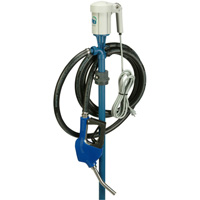 Trousse de pompe pour baril EFP-40 avec moteur S1 avec accessoires pour fluide d&eacute;chappement diesel (DEF), Polypropyl&egrave;ne/Acier inoxydable Helyx Safety & Industrial Supplies