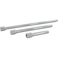 Jeu de rallonges pour douilles, Prise de 1/2", Fini Chrome, 3 Mcx Helyx Safety & Industrial Supplies