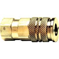 Automatic One-Handed Quick Disconnect, Brass, 1/4" x 3/8" Helyx Safety & Industrial Supplies