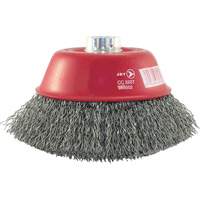 Crimped Wire Cup Brush Steel Helyx Safety & Industrial Supplies