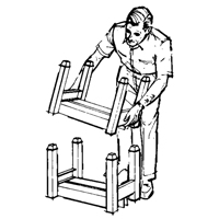 Supports empilables mobiles, 12" la x 16" p, Capacit&eacute; de 2500 lb Helyx Safety & Industrial Supplies