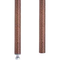 MONTANT ETAGERE STYLISEE34 1/2"H,CUIVRE MARTELE Helyx Safety & Industrial Supplies