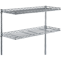 Tablettes en porte-&agrave;-faux, 24" la x 12" p Helyx Safety & Industrial Supplies