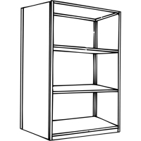 &eacute;l&eacute;ment de rayonnage Interlok, Acier, Sans boulons, Capacit&eacute; 800 lb, 36" la x 76" h x 24" p Helyx Safety & Industrial Supplies