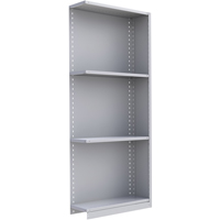 Interlok Shelving Unit, Steel, Boltless, 800 lbs. Capacity, 36" W x 88" H x 24" D Helyx Safety & Industrial Supplies