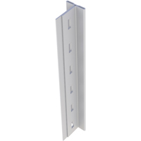 Montant en T pour rayonnage enclenchable Interlok, Acier, Hauteur 112" Helyx Safety & Industrial Supplies