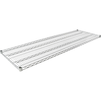 Tablette en treillis pour &eacute;tag&egrave;re robuste en treillis chromat&eacute;, 60" la x 24" p, Capacit&eacute; de 600 lb Helyx Safety & Industrial Supplies