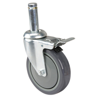 Roulette pour &eacute;tag&egrave;re en treillis chromat&eacute; Helyx Safety & Industrial Supplies