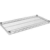 Tablette en treillis pour &eacute;tag&egrave;re robuste en treillis chromat&eacute;, 30" la x 14" p, Capacit&eacute; de 800 lb Helyx Safety & Industrial Supplies