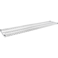 Tablette en treillis pour &eacute;tag&egrave;re robuste en treillis chromat&eacute;, 30" la x 18" p, Capacit&eacute; de 800 lb Helyx Safety & Industrial Supplies