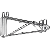 Direct Wall Mount for Chromate Wire Shelving Helyx Safety & Industrial Supplies