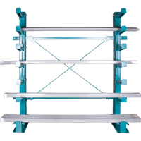 Cantilever Bar-Stock Racking - Light-Duty, Single Sided, 12" Arm, 75" H Helyx Safety & Industrial Supplies
