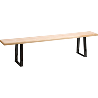 Locker Room Bench, Wood, 48" L x 9-1/2" W x 16-1/2" H Helyx Safety & Industrial Supplies