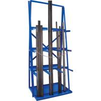 R&acirc;telier de rangement pour barre, Vertical, 3 Niveaux, 36" la x 24" p x 84" h, 3000 lb Cap. Helyx Safety & Industrial Supplies