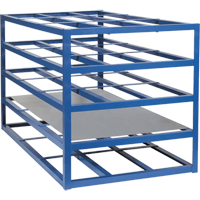 Horizontal Sheet Racks, 103" W x 55" D x 48" H, 2000 lbs. Capacity Helyx Safety & Industrial Supplies
