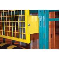 Pallet Back Rack Guards, 96" W x 48" H, 6" Brackets Helyx Safety & Industrial Supplies