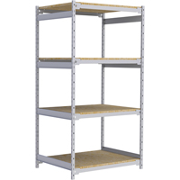 Wide Span Record Storage Shelving, Steel, 4 Shelves, 42" W x 32" D x 84" H Helyx Safety & Industrial Supplies