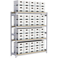 &eacute;tag&egrave;re-classeur de grande largeur, Acier, 4 Tablettes, 72" la x 18" p x 84" h Helyx Safety & Industrial Supplies