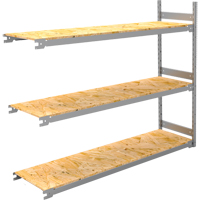 &eacute;tag&egrave;re-classeur de grande largeur, Acier, 3 Tablettes, 72" la x 18" p x 60" h, Ensemble Ajout Helyx Safety & Industrial Supplies