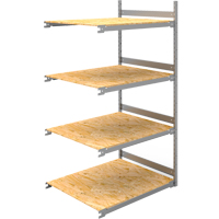 &eacute;tag&egrave;re-classeur de grande largeur, Acier, 4 Tablettes, 42" la x 32" p x 84" h, Ensemble Ajout Helyx Safety & Industrial Supplies