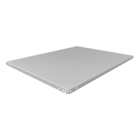 Slotted Angle Shelf, Galvanized Steel, 42" W x 32" D Helyx Safety & Industrial Supplies
