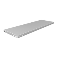 Slotted Angle Shelf, Galvanized Steel, 48" W x 12" D Helyx Safety & Industrial Supplies