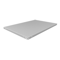 Slotted Angle Shelf, Galvanized Steel, 48" W x 24" D Helyx Safety & Industrial Supplies