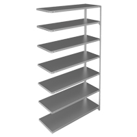 &eacute;l&eacute;ment de rayonnage, Acier galvanis&eacute;, Montant &agrave; fente, Capacit&eacute; 275 lb, 48" la x 84" h x 18" p Helyx Safety & Industrial Supplies