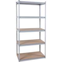 Rayonnage robuste, Acier, Sans boulons, Capacit&eacute; 1200 lb, 48" la x 72" h x 18" p Helyx Safety & Industrial Supplies