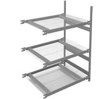 Wide Span Storage Shelving, Steel, Boltless, 1340 lbs. Capacity, 42" W x 60" H x 32" D Helyx Safety & Industrial Supplies